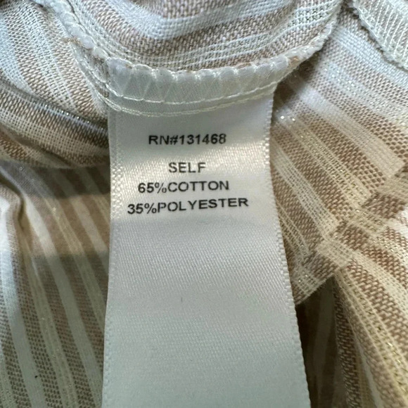 VICI Women’s V-Neck Top Color Natural/Gold Small Style NVT0099‎ - Picture 5 of 8